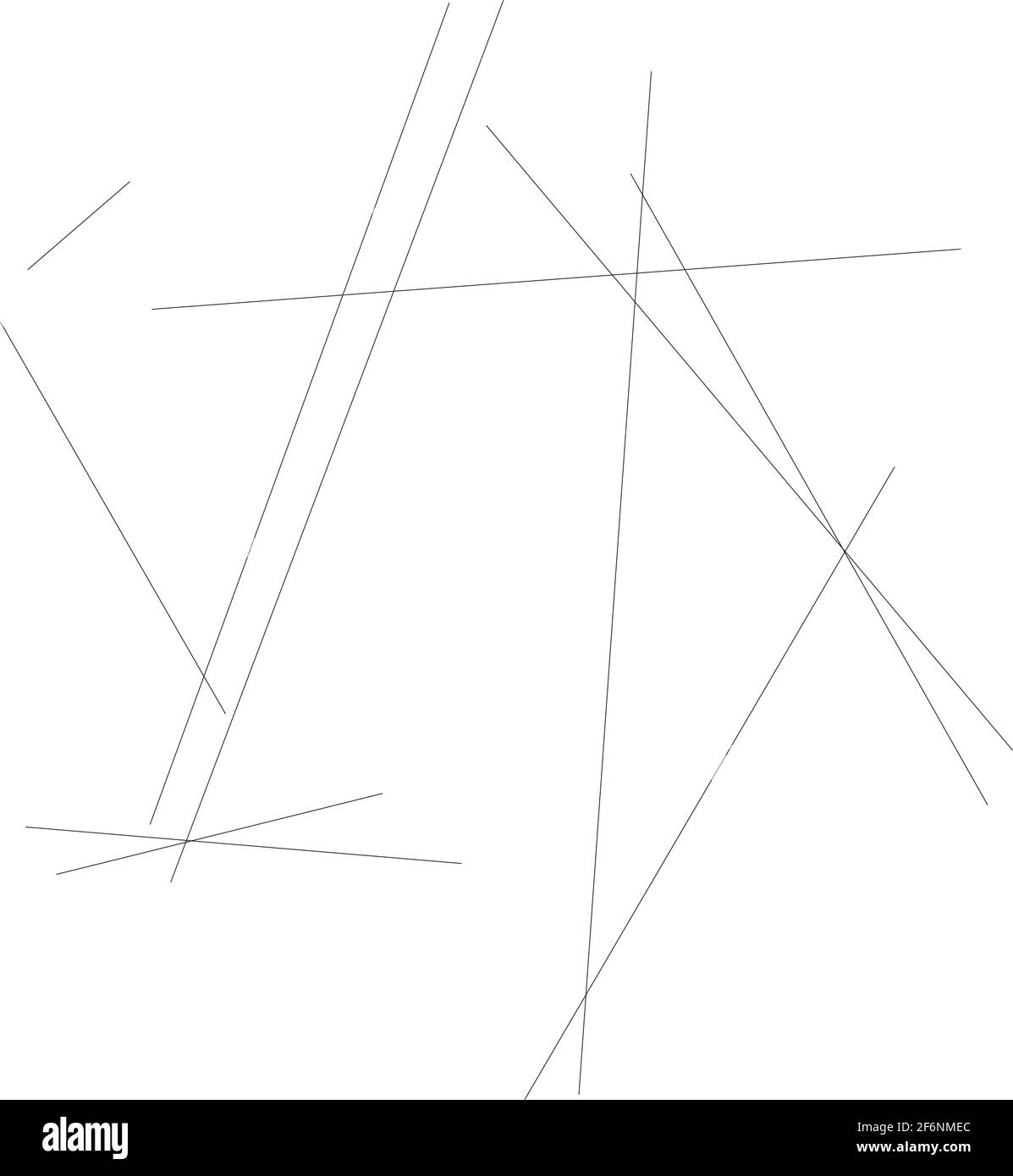 Random intersecting lines, stripes abstract geometric vector ...