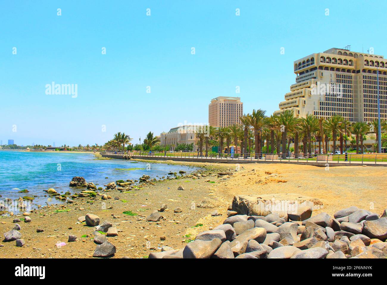 obhur jeddah beach Stock Photo
