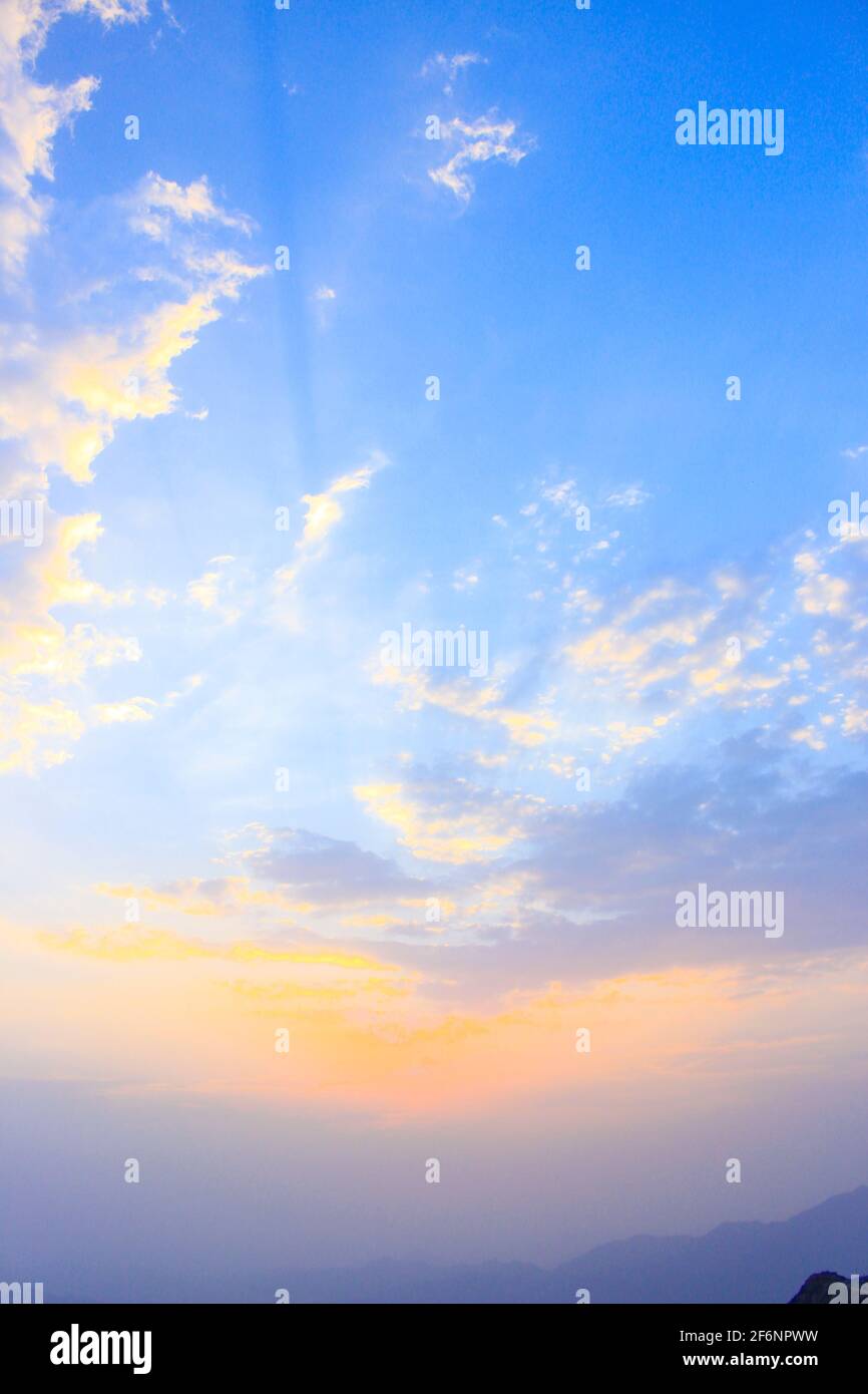 blue sky background with clouds Stock Photo - Alamy