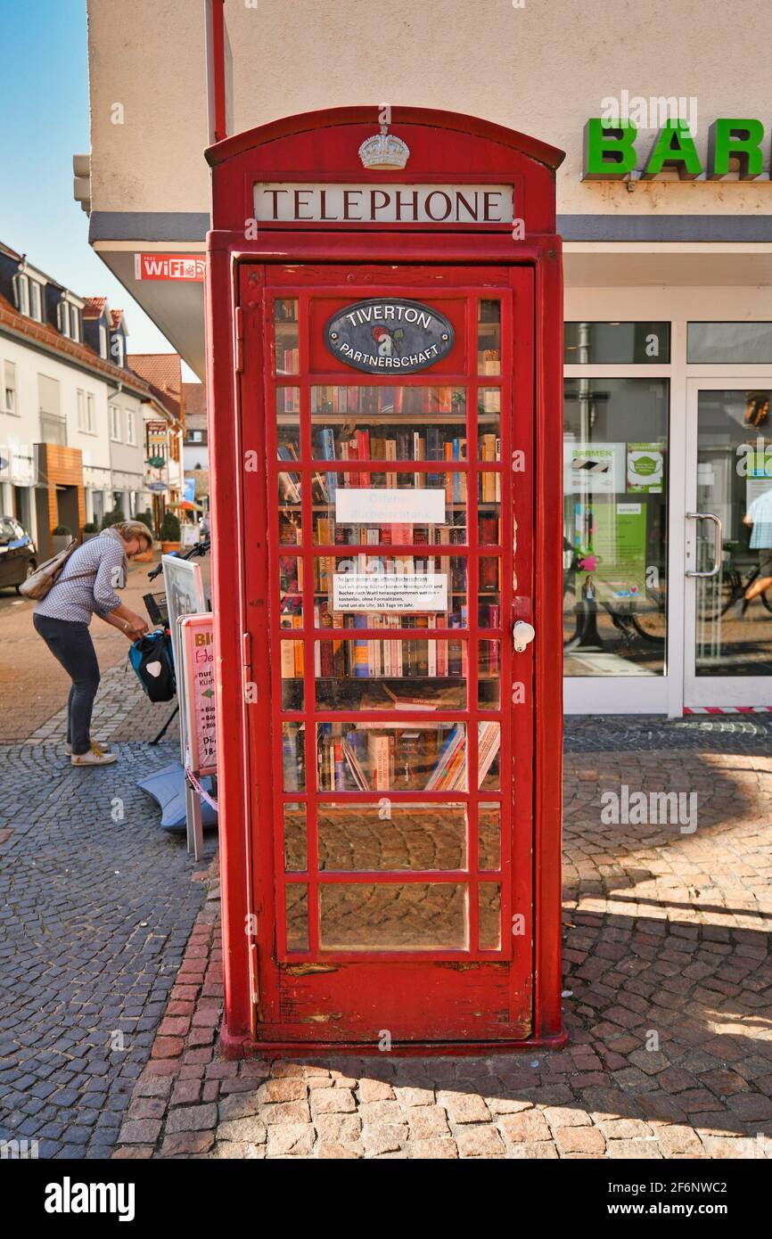 Phone outlet booth bookcase