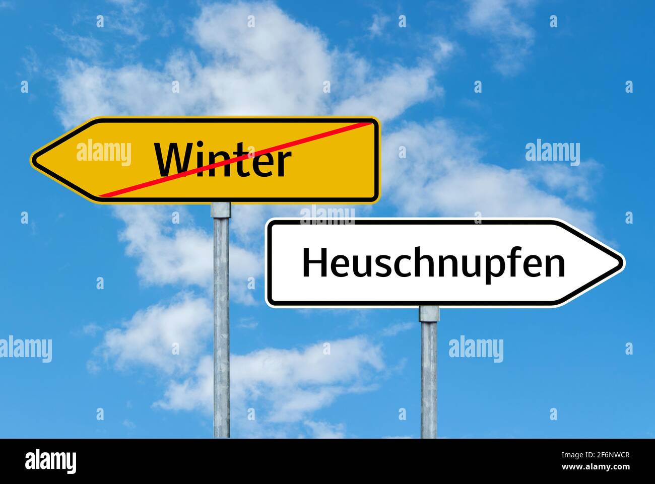 Winter pollen allergy road hi-res stock photography and images - Alamy