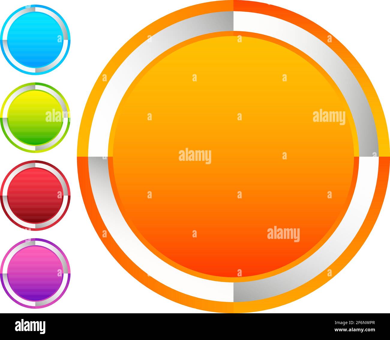 Button, badge, label and tag, banner empty, blank icon, backdrop ...
