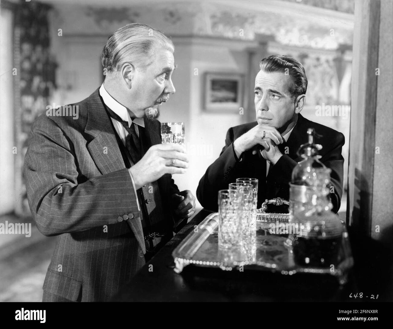 NIGEL BRUCE and HUMPHREY BOGART in THE TWO MRS. CARROLLS 1947 director ...