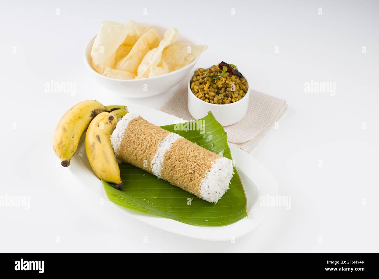 Kerala breakfast Wheat puttu,healthy steamed food which is the main