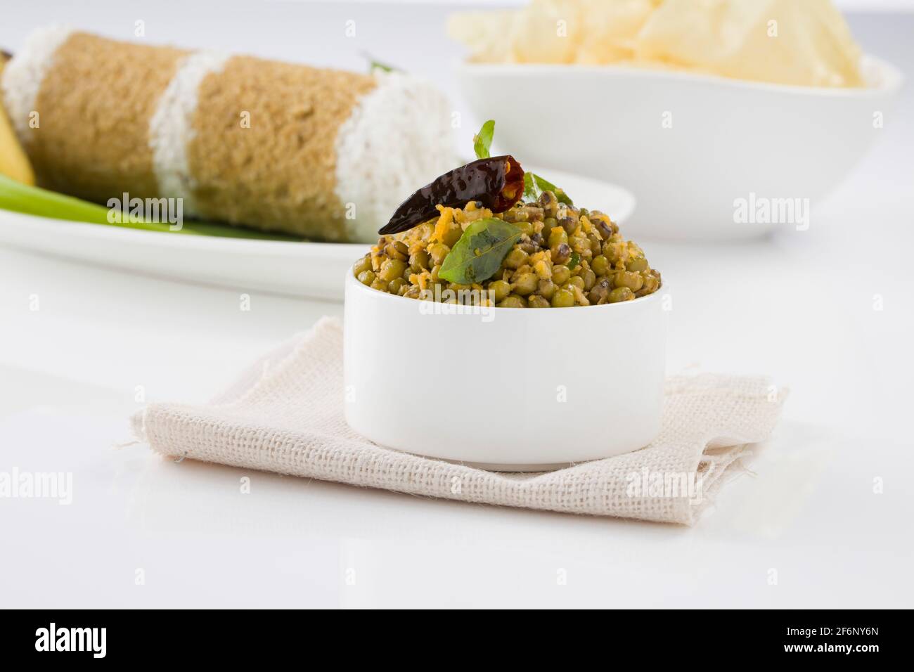 Kerala breakfast Wheat puttu,healthy steamed food which is the main