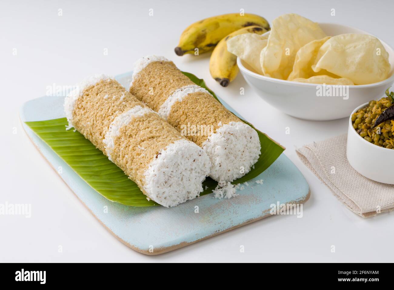 Kerala breakfast Wheat puttu,healthy steamed food which is the main