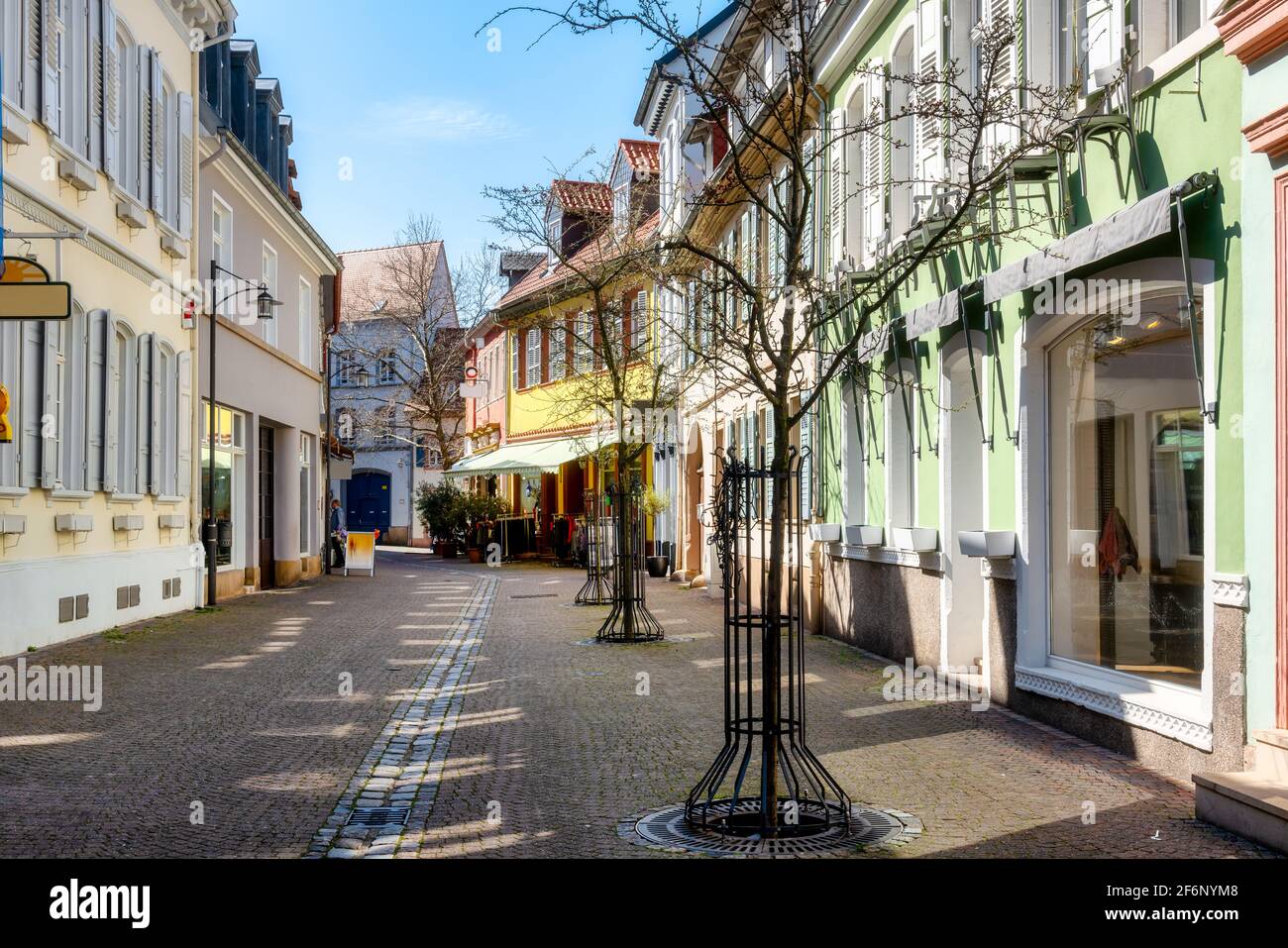 Cityscape of the idyllic town Bad Dürkheim an der Weinstrasse, Pfalz, Germany Stock Photo