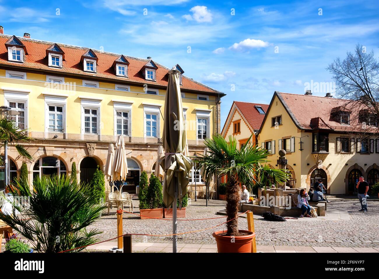 Cityscape of the idyllic Bad Dürkheim , Pfalz, Germany Stock Photo