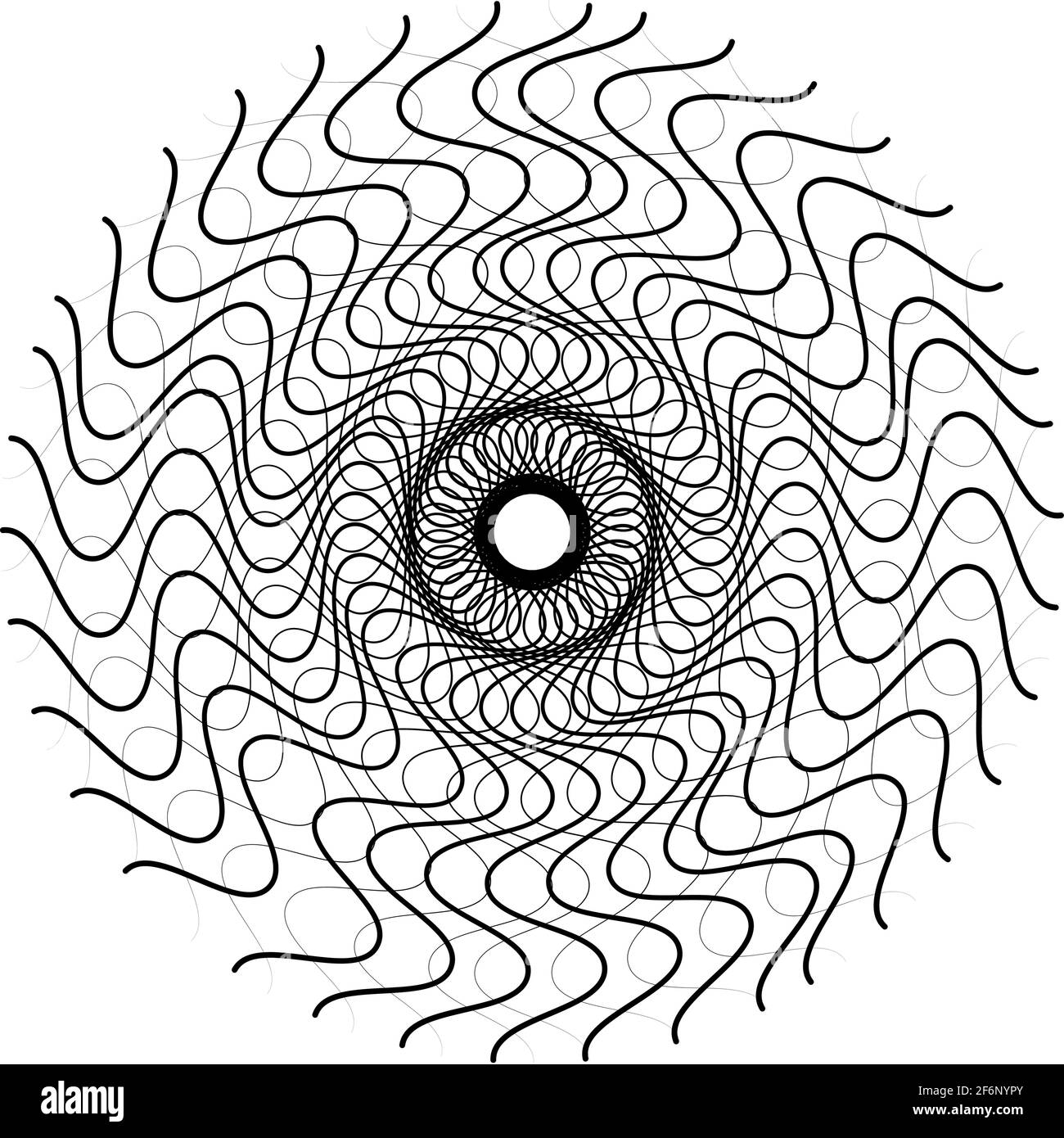 Criss crossing wavy lines Black and White Stock Photos & Images - Alamy
