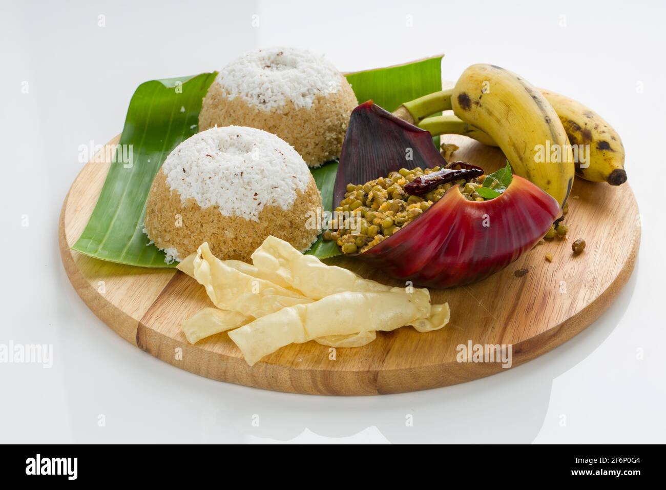 Kerala breakfast Wheat puttu,healthy steamed food which is the main
