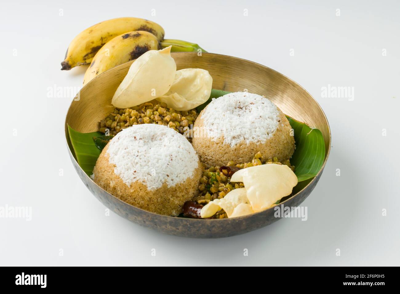 Kerala breakfast Wheat puttu,healthy steamed food which is the main