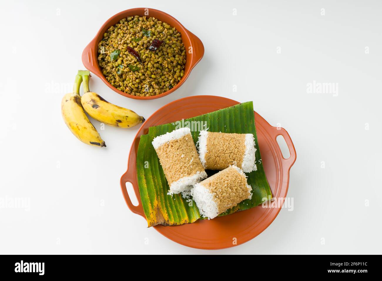 Kerala breakfast Wheat puttu,healthy steamed food which is the main