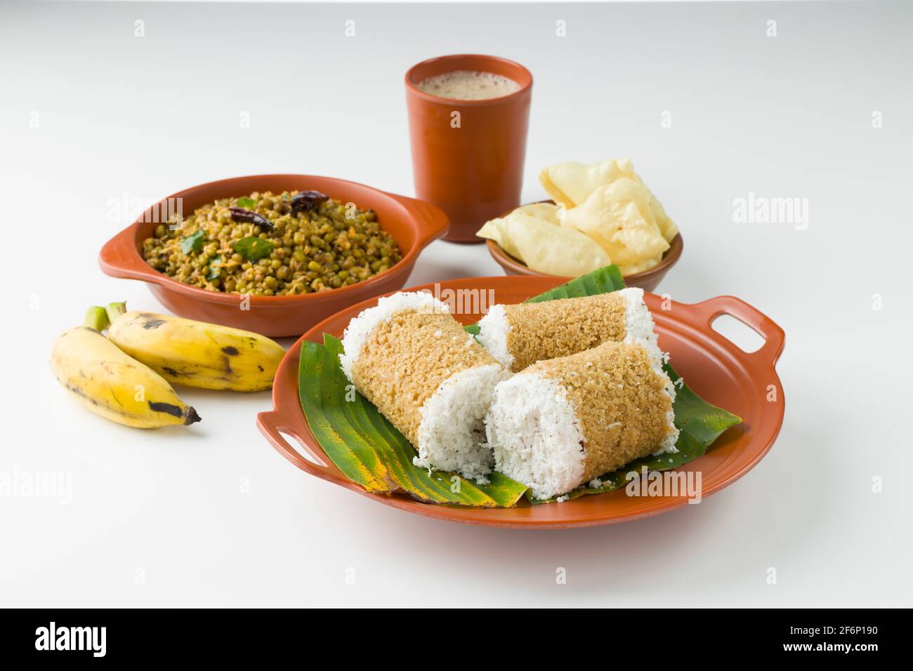 Kerala breakfast Wheat puttu,healthy steamed food which is the main