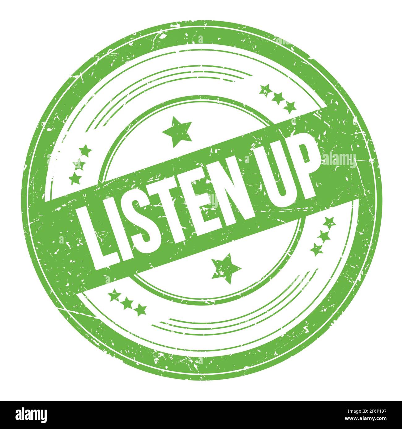 Listen up stamp hi-res stock photography and images - Alamy