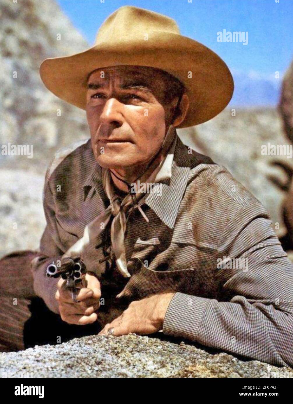 RANDOLPH SCOTT (18998-1987) American film actor about 1946 Stock Photo