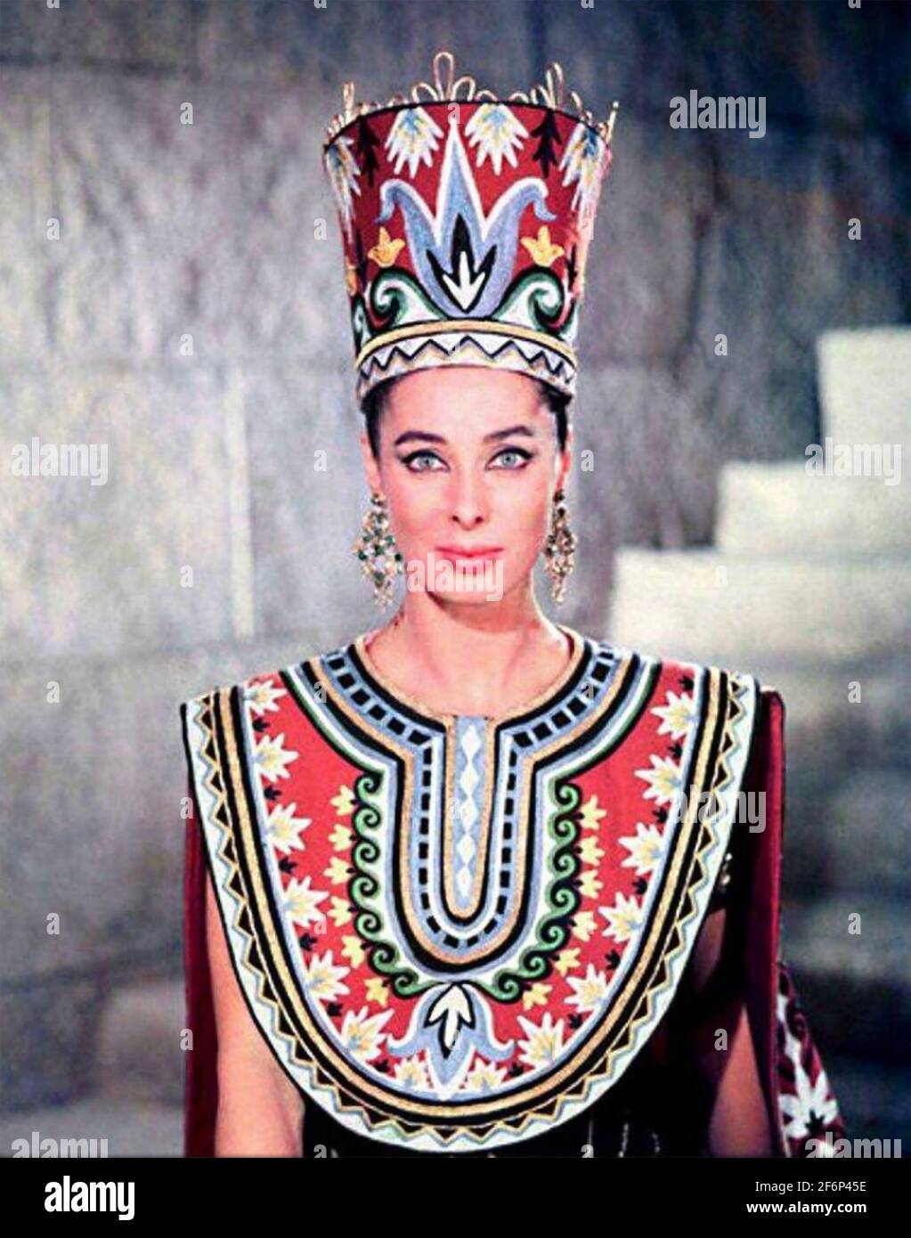 RITA GAM (1927-2016) American film actress and documentary film maker as Herodias in King of Kings (1961) Stock Photo