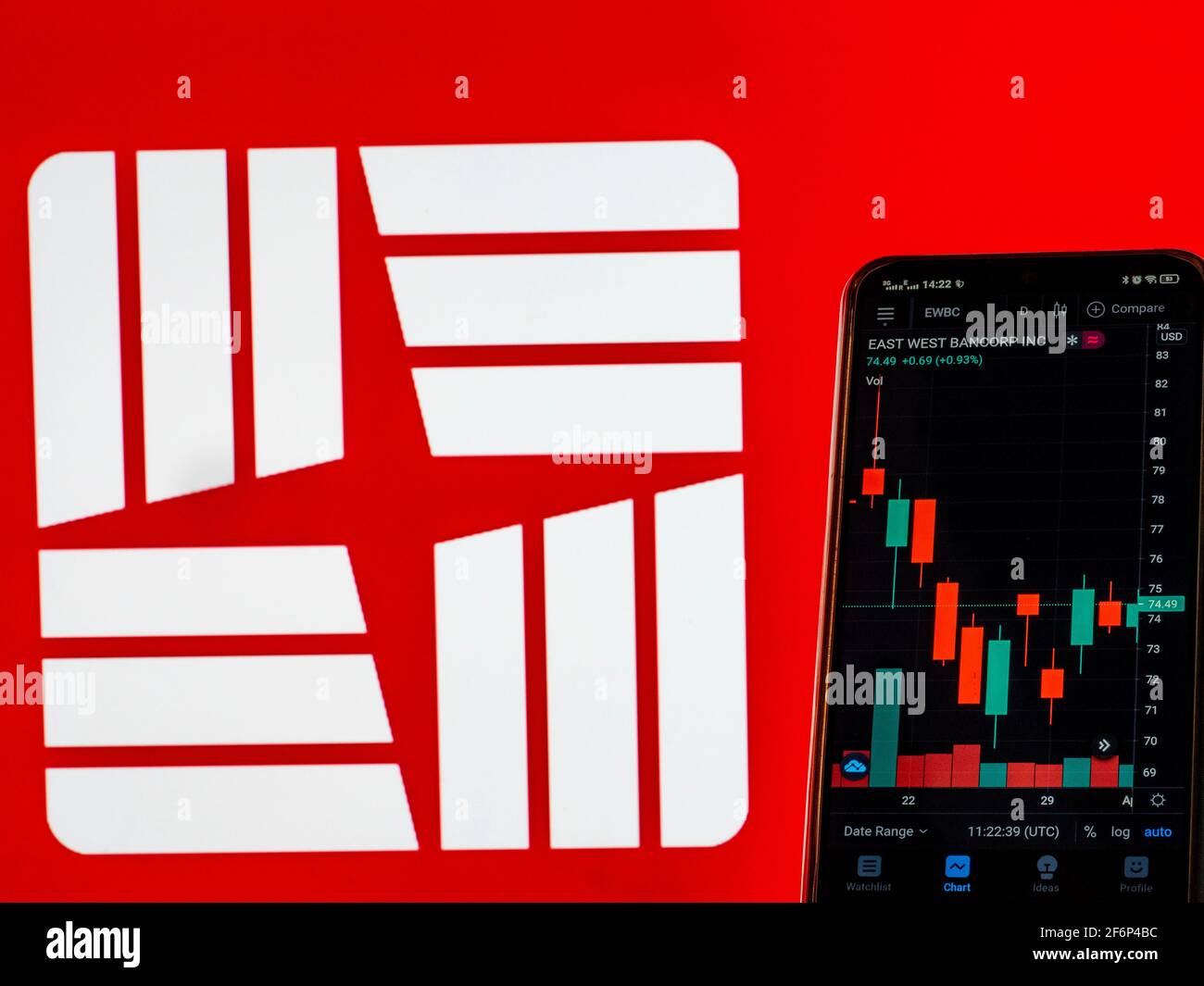 East west bancorp logo hi-res stock photography and images - Alamy