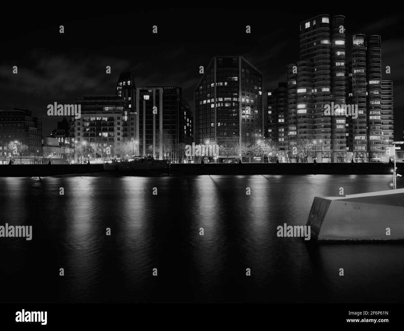 Built up city view london Black and White Stock Photos & Images - Alamy