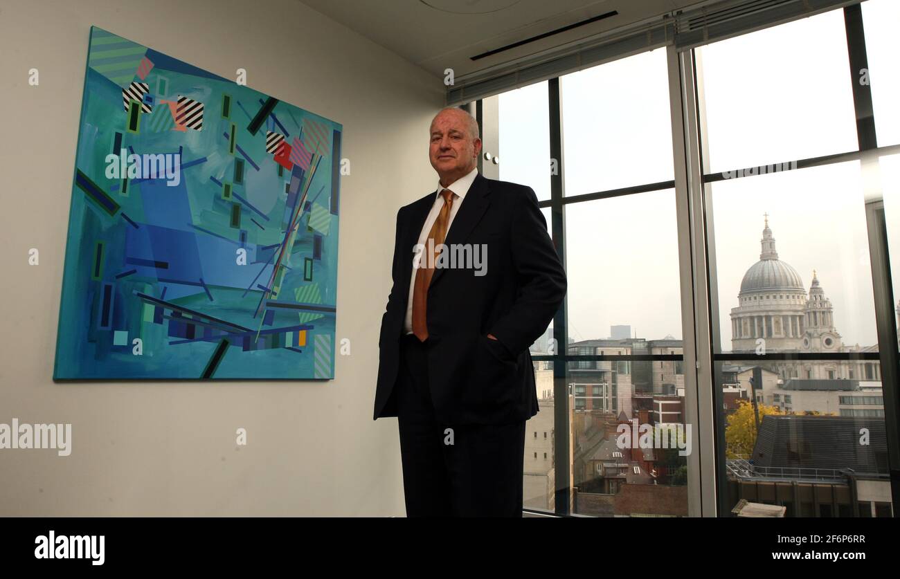 Jules B. Kroll, founder and chairman of KROLL in their London office