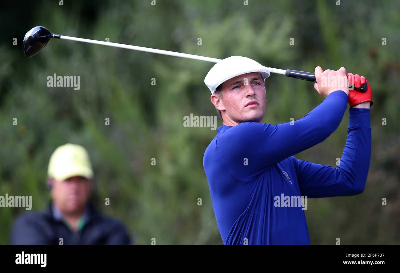 File photo dated 03-02-2021 of File photo dated 12-09-2015 of Bryson DeChambeau. Issue date: Wednesday February 3, 2021. Issue date: Friday April 2, 2021. Stock Photo