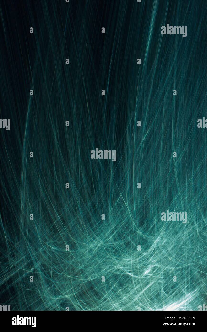 thin rounded blue light lines on a black background Stock Photo - Alamy