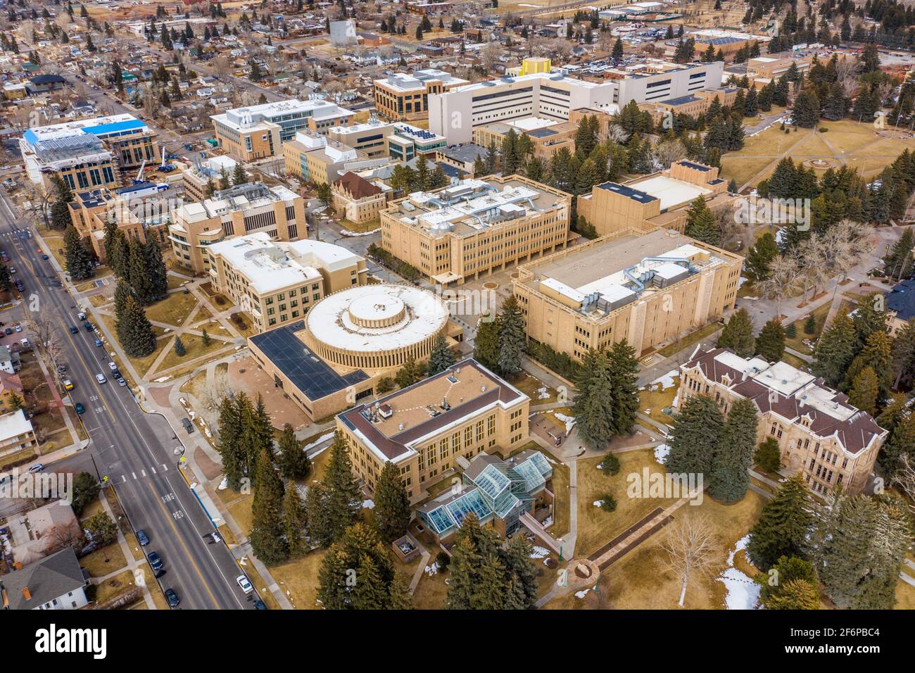 University of wyoming campus hires stock photography and images Alamy