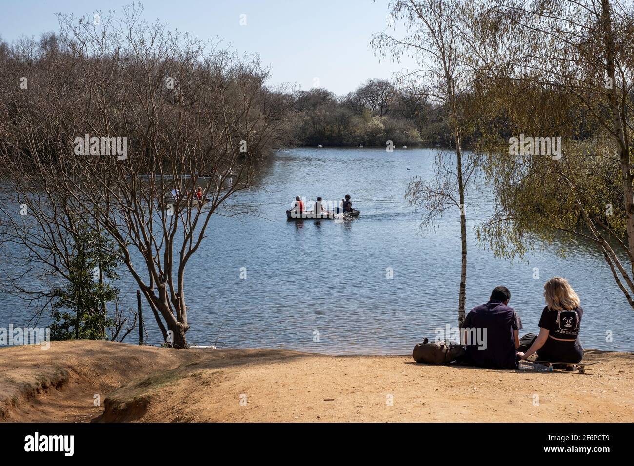 Hollow Pond, London, United Kingdom Stock Photo Alamy