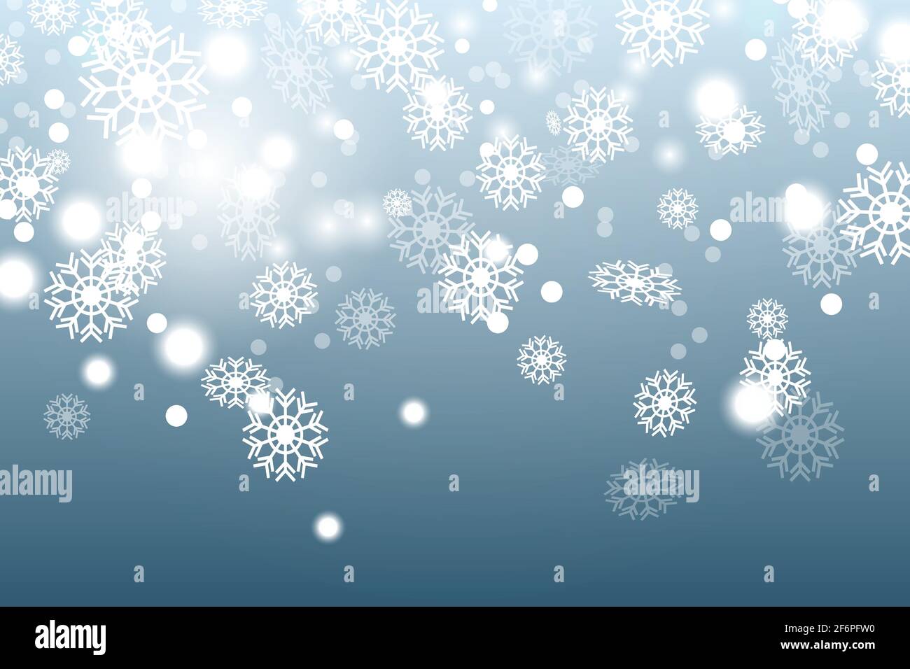 Falling snow on dark blue background. vector illustration Stock Vector ...