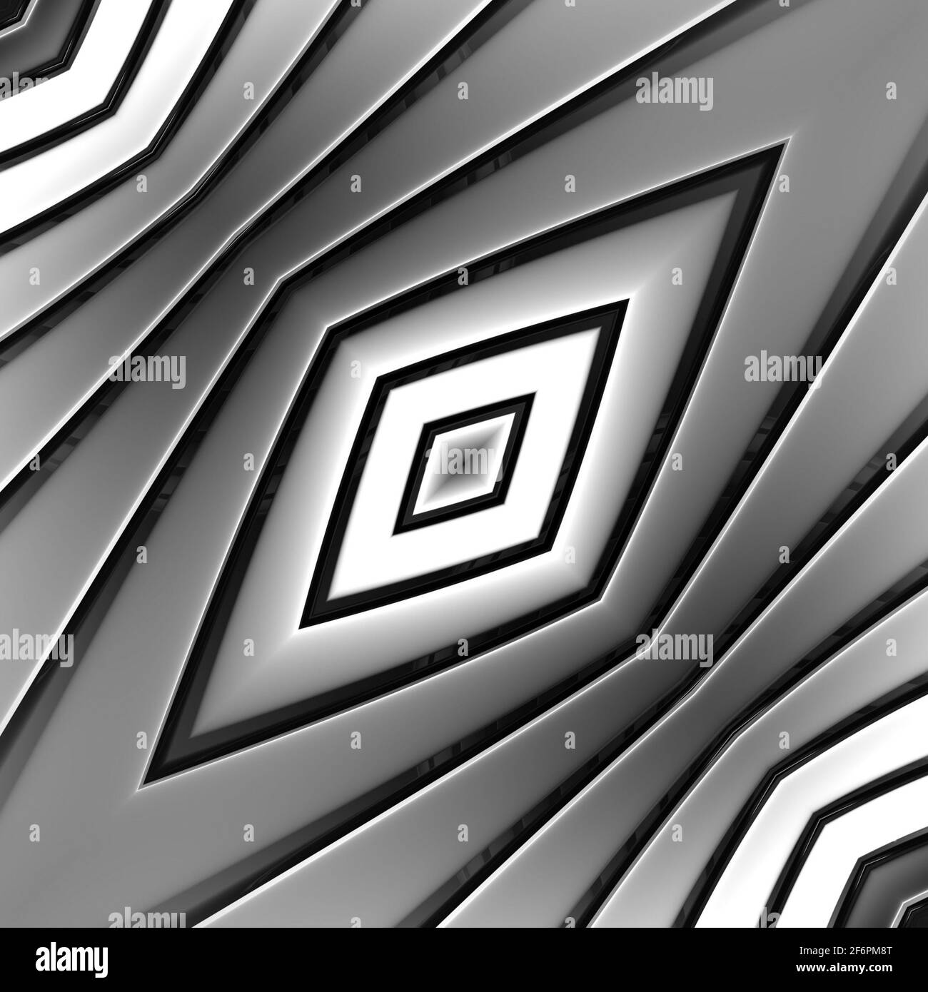 Chrome color geometry gray 3d abstract metal strip background ...