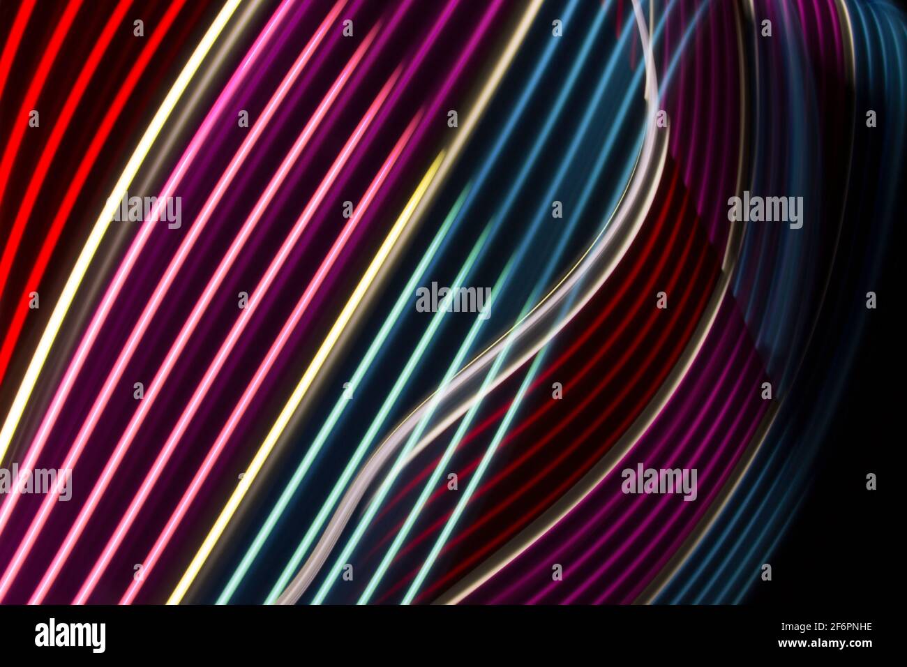 Red And Blue Curved Line Logo