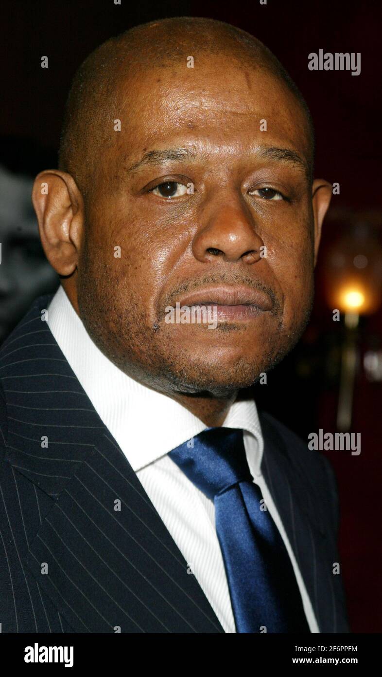 Forest Whitaker arrives at the premiere of 'The Great Debaters' at the Ziegfeld Theater in New York on December 19, 2007.  (Photo by Laura Cavanaugh/Sipa USA) Stock Photo