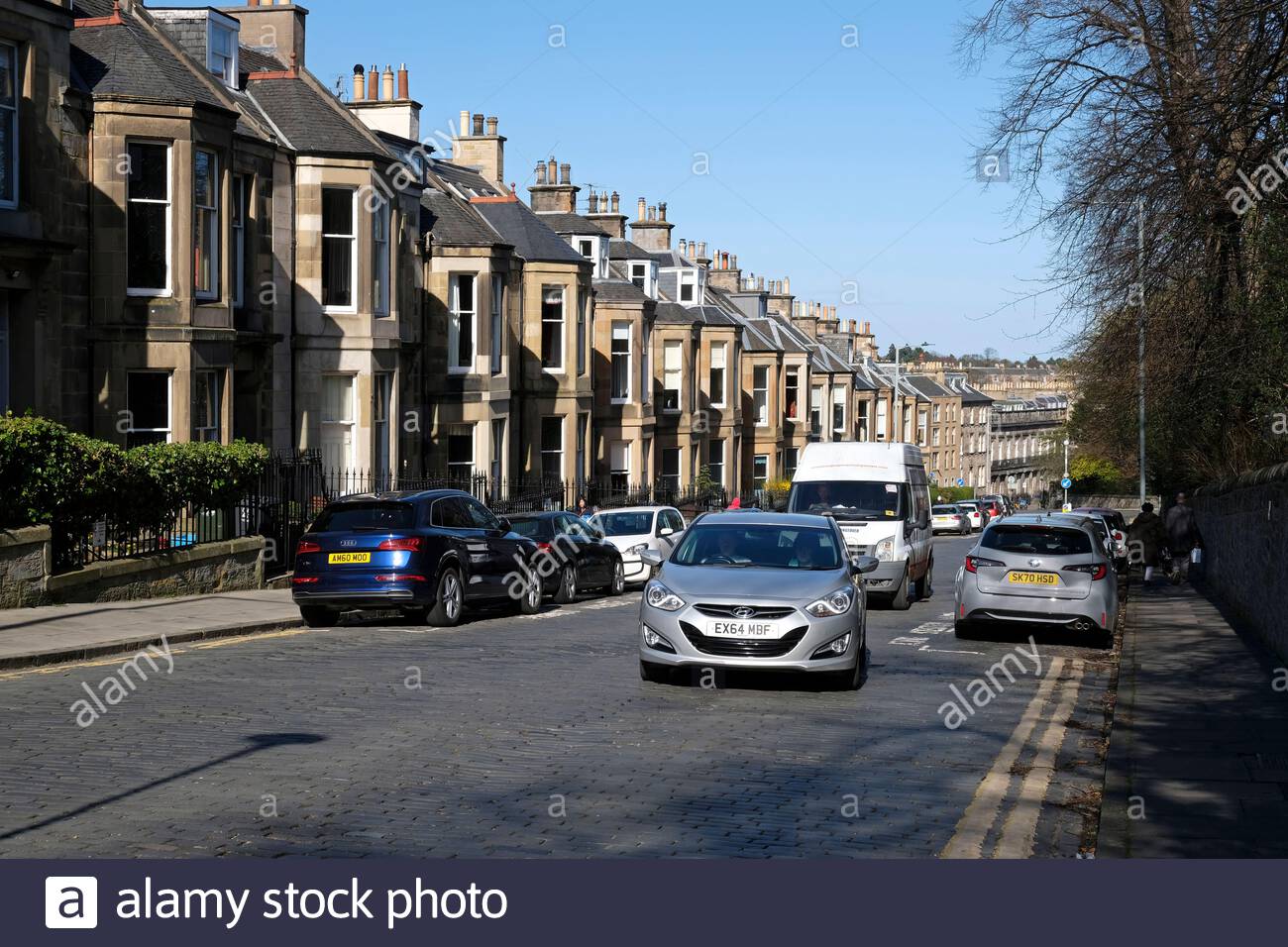 Dean Park Crescent, Edinburgh New Town Streets, upmarket housing
