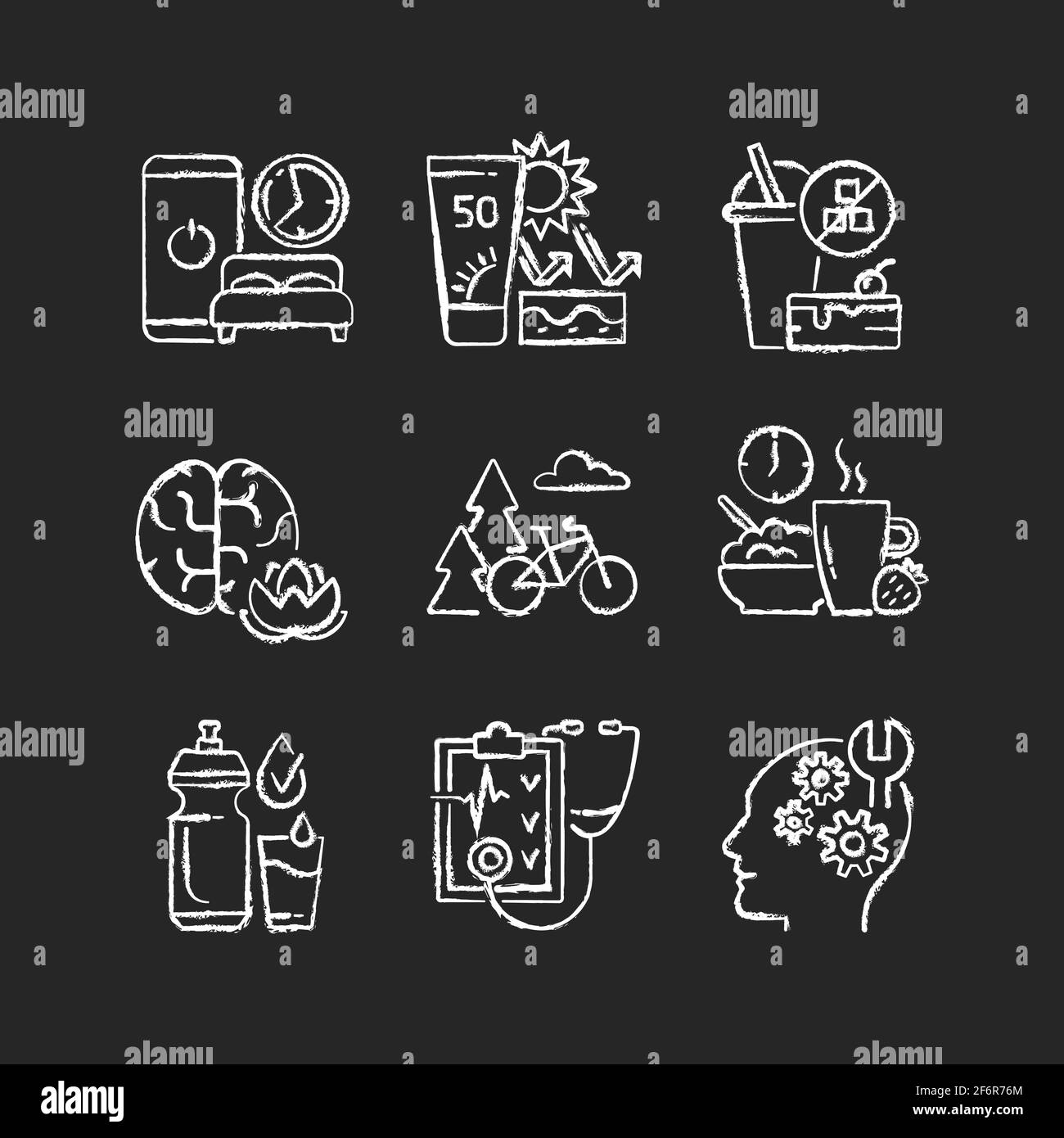 Hygiene habits Black and White Stock Photos & Images - Alamy