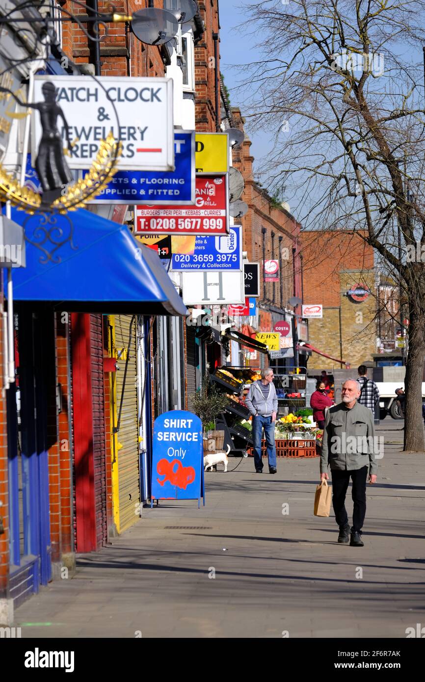 Shops, South Ealing Road, W5, London, United Kingdom Stock Photo Alamy