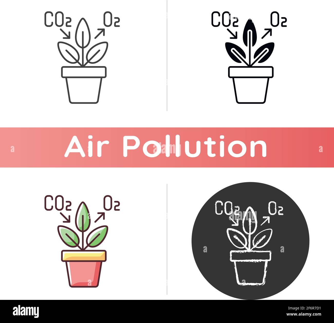 Air purifying plant icon Stock Vector Image & Art - Alamy
