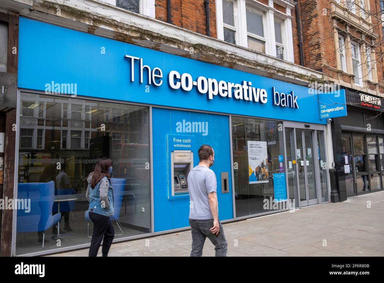 The Co-operative Bank, Ealing Broadway, London, United Kingdom Stock Photo