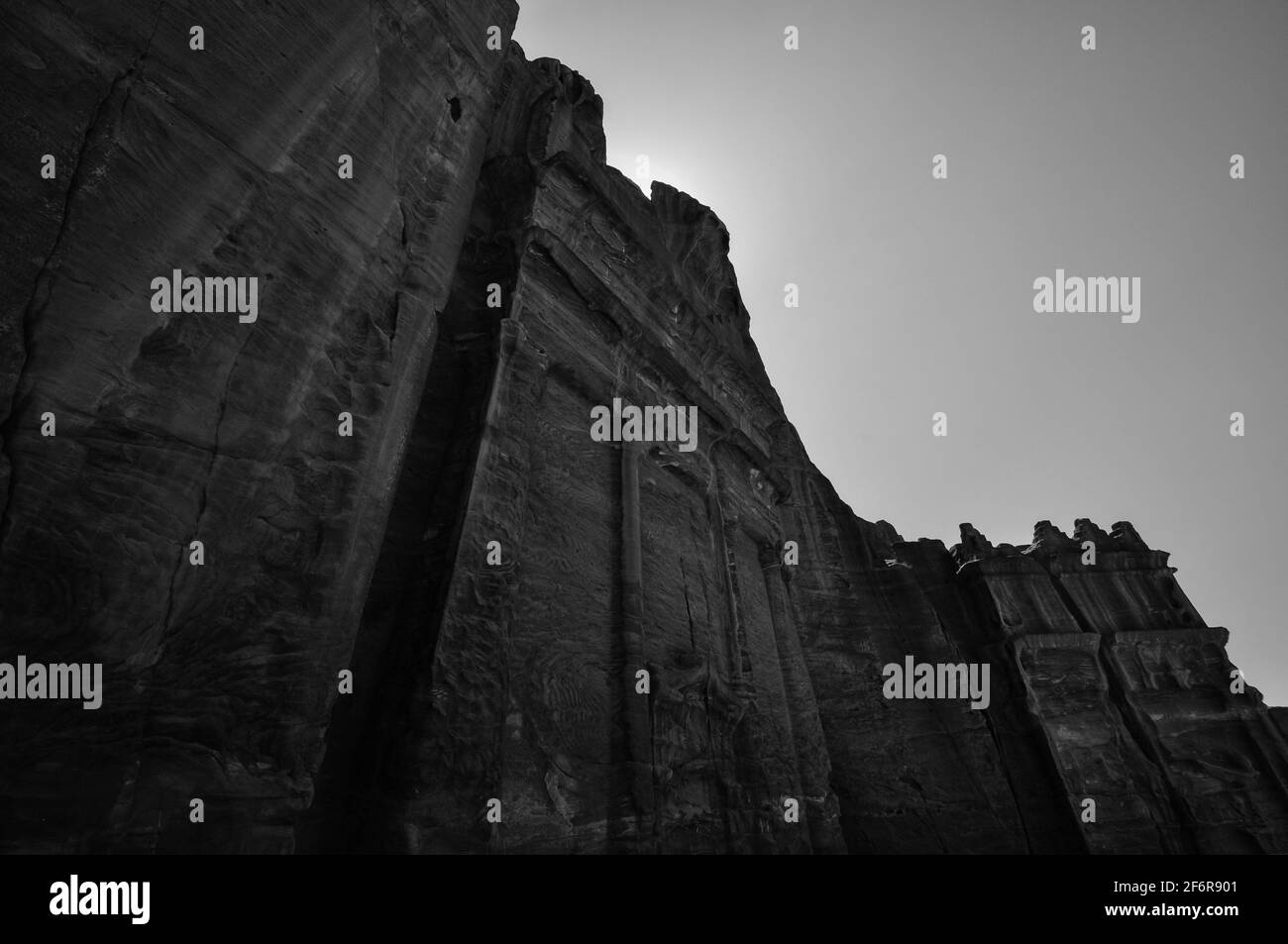 Petra jordan camel view Black and White Stock Photos & Images - Alamy