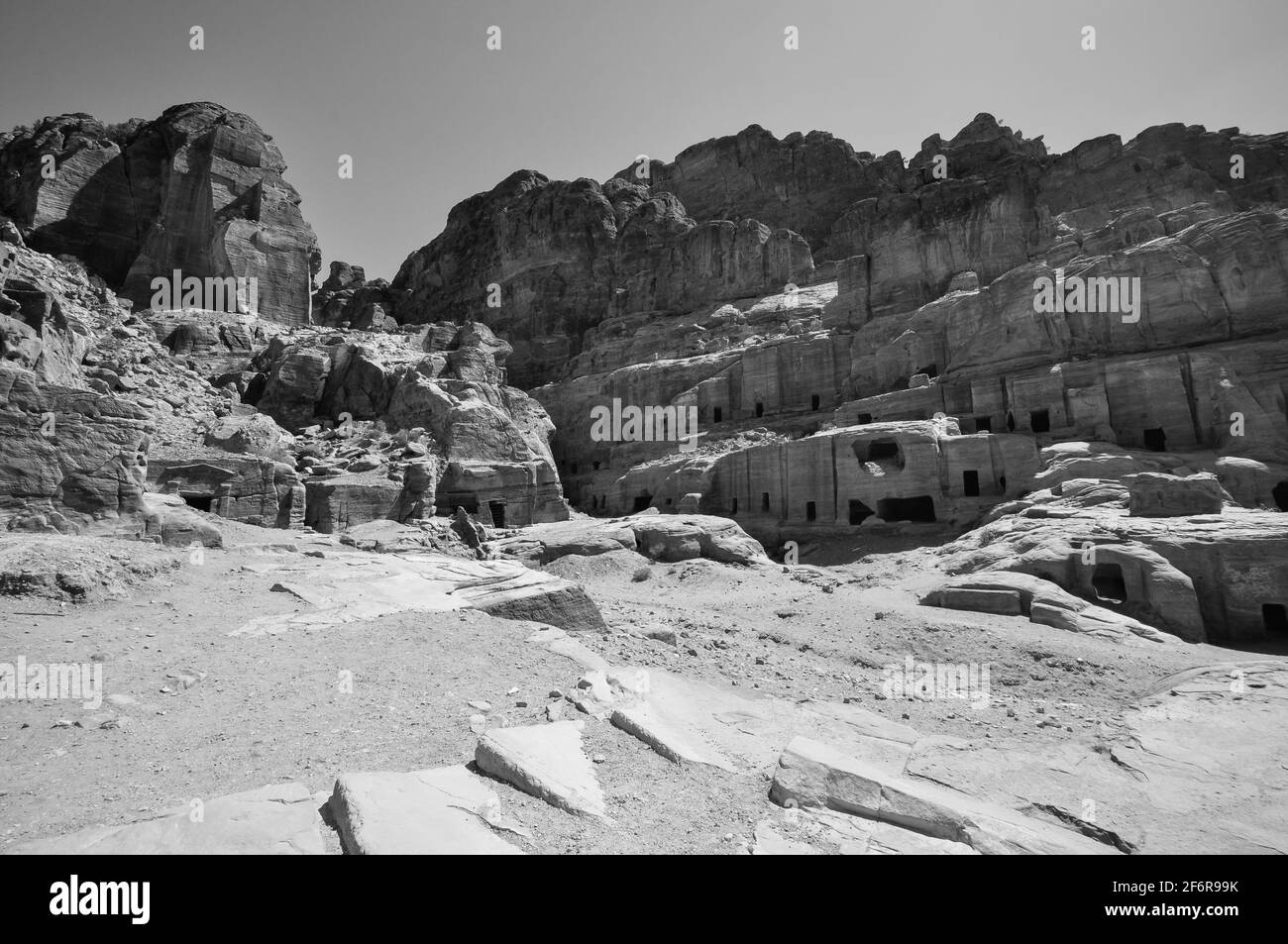 Petra jordan camel view Black and White Stock Photos & Images - Alamy