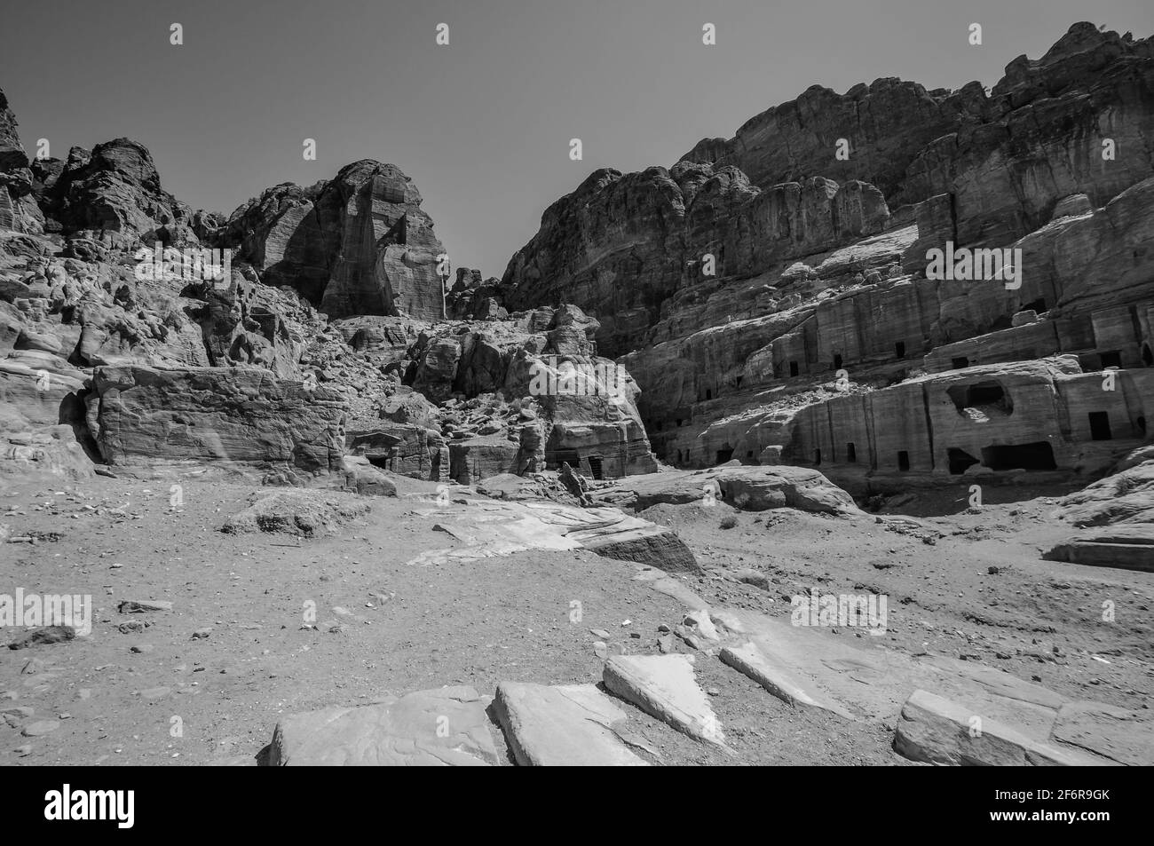 Petra viewpoint Black and White Stock Photos & Images - Alamy