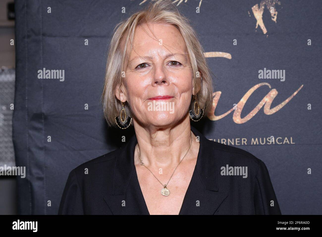 NEW YORK, NY – NOVEMBER 7: Phyllida Lloyd arrives for the opening night of Tina - The Tina Turner Musical, held at the Lunt-Fontanne Theatre, on November 7, 2019, in New York City. Credit: Joseph Marzullo/MediaPunch Stock Photo