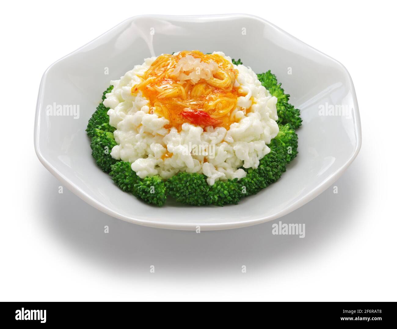 sai pang xie, chinese imitated crab dish made with eggs(scrambled egg