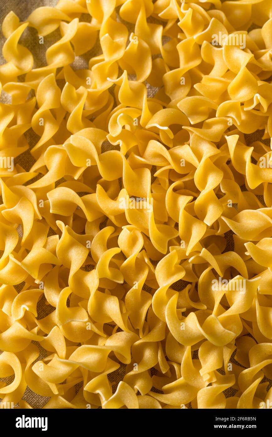 Raw Dry Egg Noodles Ready to Cook Stock Photo Alamy