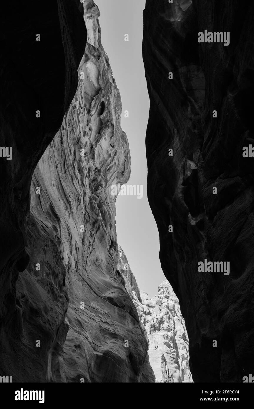 Petra viewpoint Black and White Stock Photos & Images - Alamy