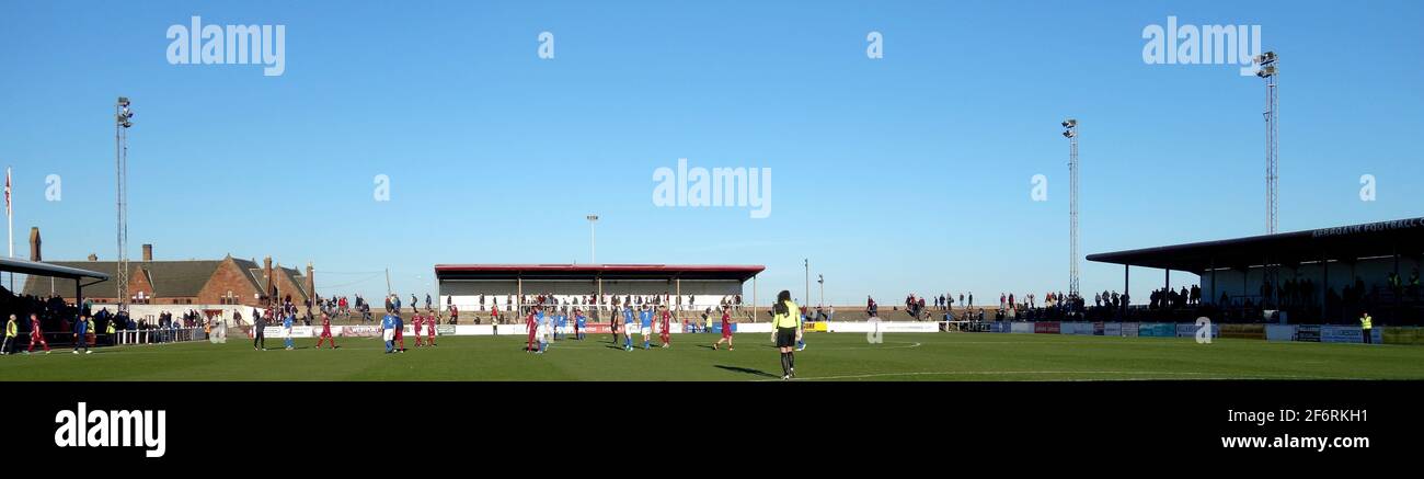 Scottish Football Grounds Stock Photo