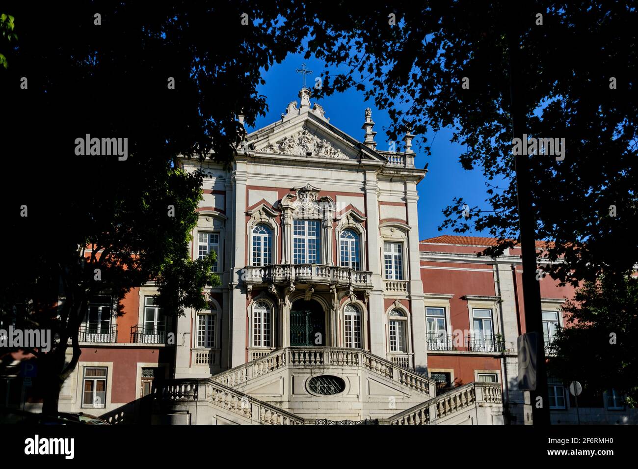 The Bemposta Palace (Palácio da Bemposta)-Paço da Rainha (Queen’s Palace), Lisbon Stock Photo