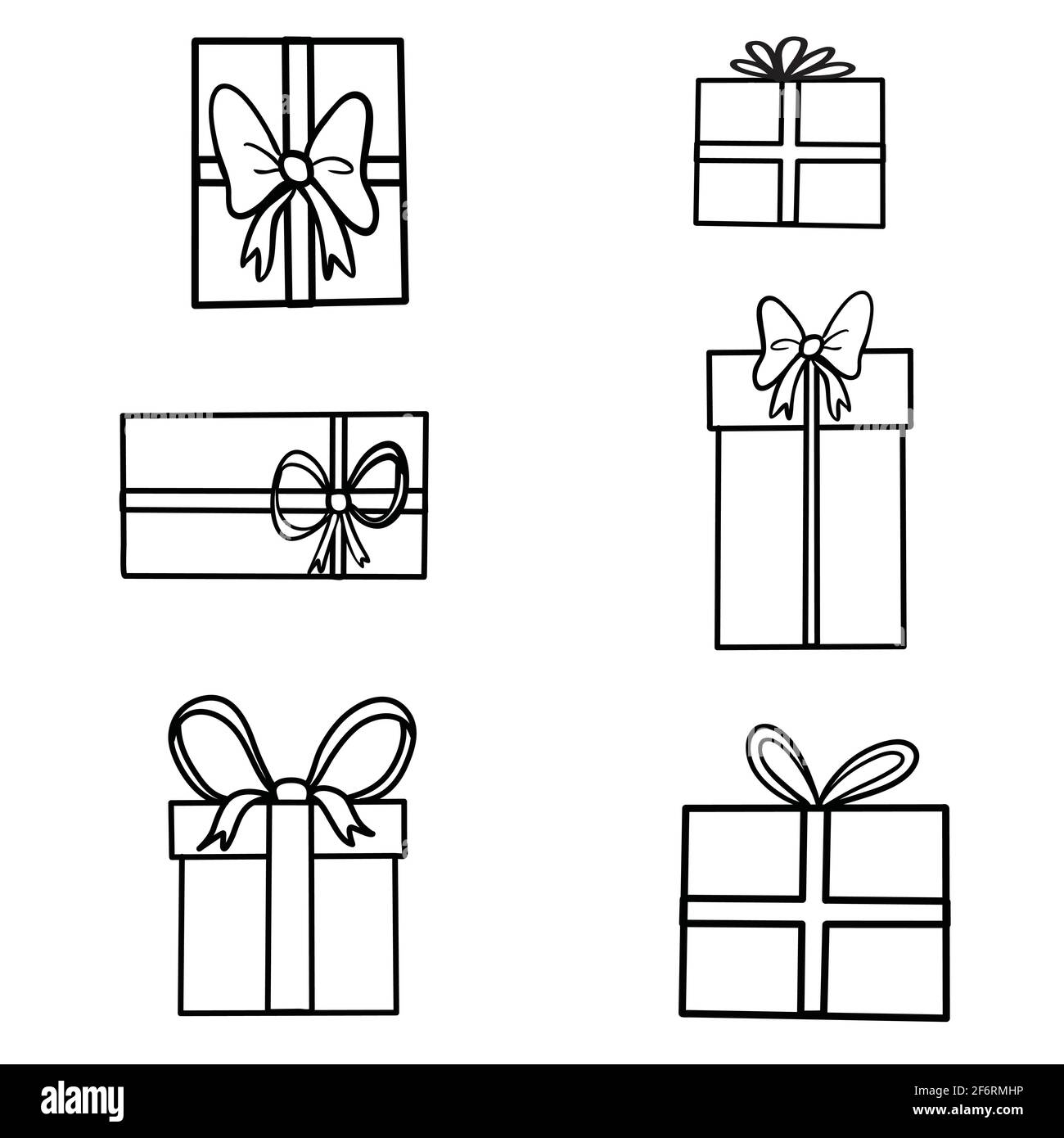 Gift Box Hand drawn vector gift boxes set Gift box sketch drawing Gift  boxes front side and top view Part of set Stock Vector Image  Art  Alamy