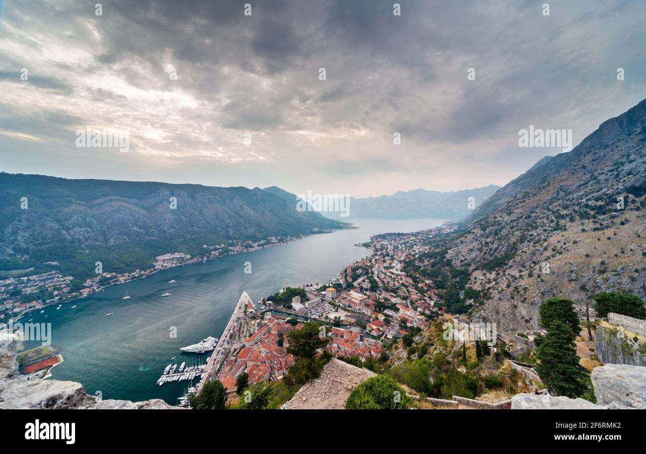 Looking from the ancient 16th century ramparts that are spread across ...
