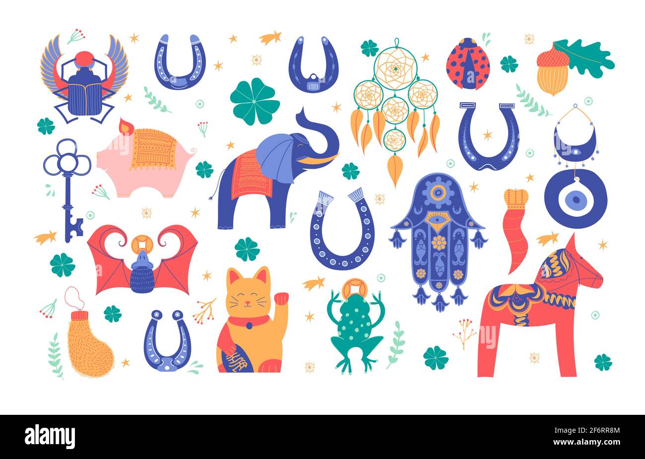 Good Luck symbols Stock Vector Image & Art Alamy