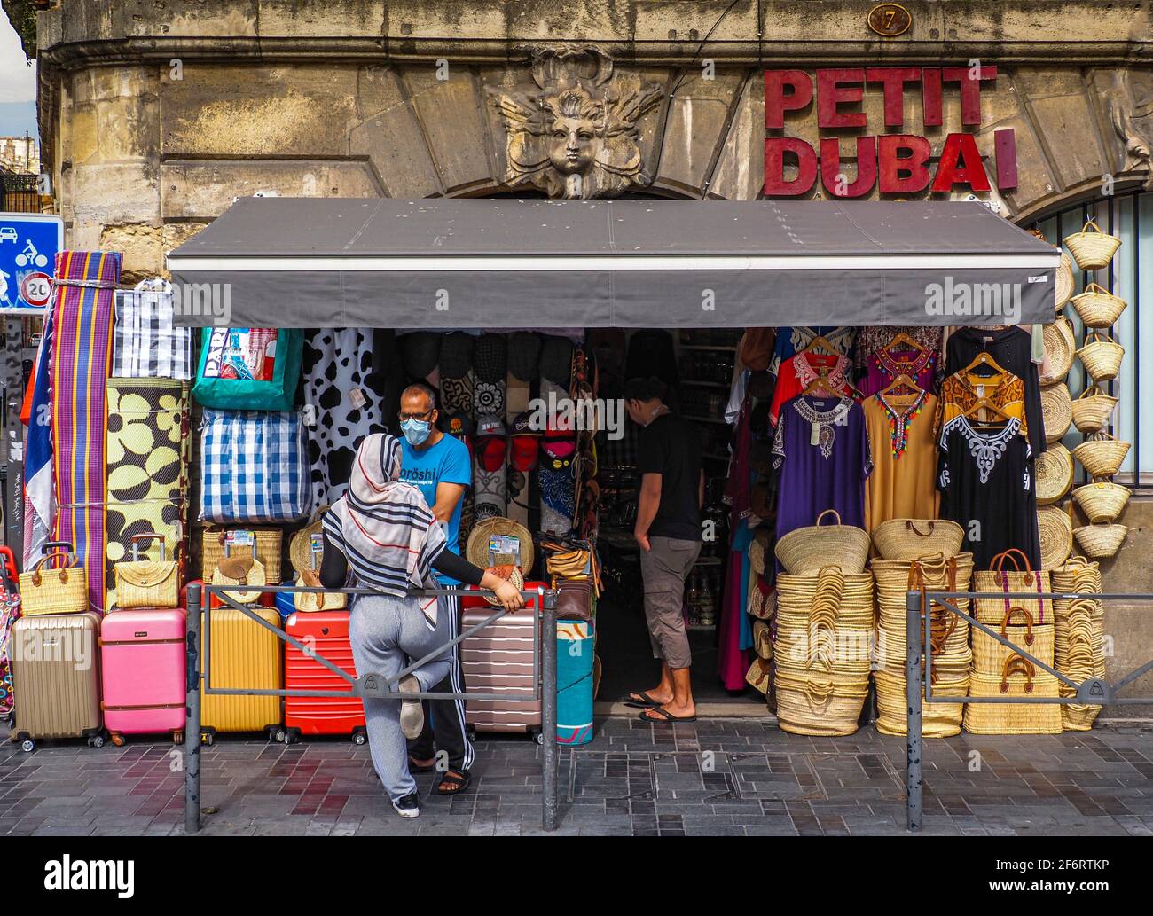 France, Nouvelle Aquitaine, Gironde, oriental bazar at Saint Michel area, Bordeaux. Stock Photo