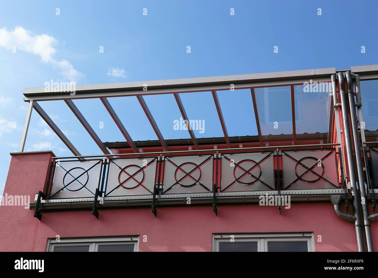 High quality canopy respectively carport. Stock Photo